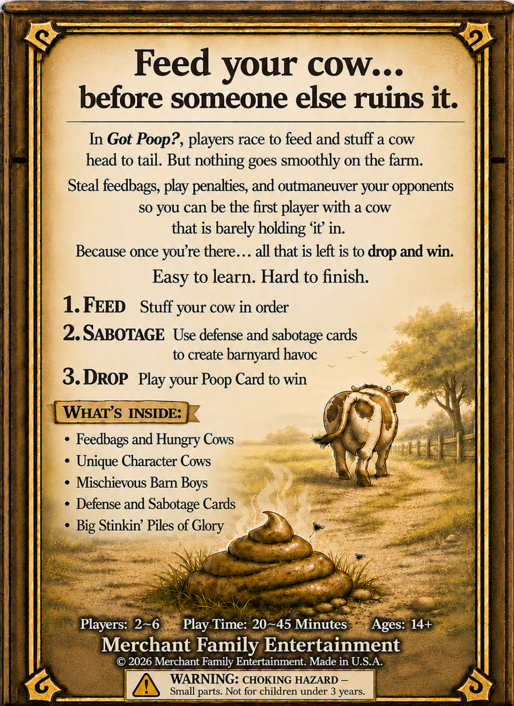 Got Poop? Card Game